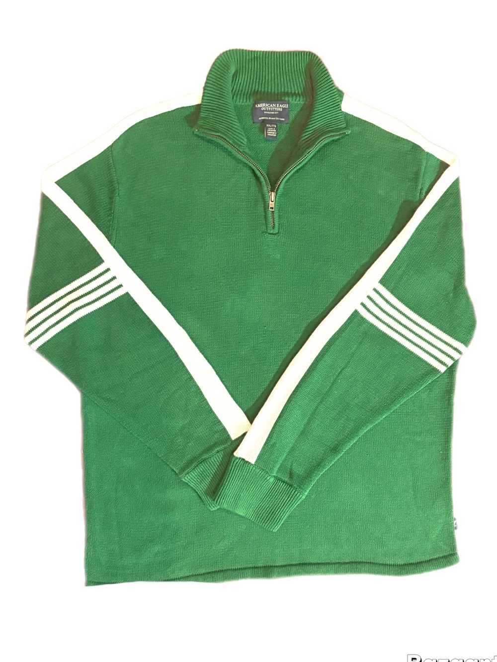 Vintage 00's Y2K American Eagle Outfitters heavy Knit  Quarter-Zip Sweater XXL
